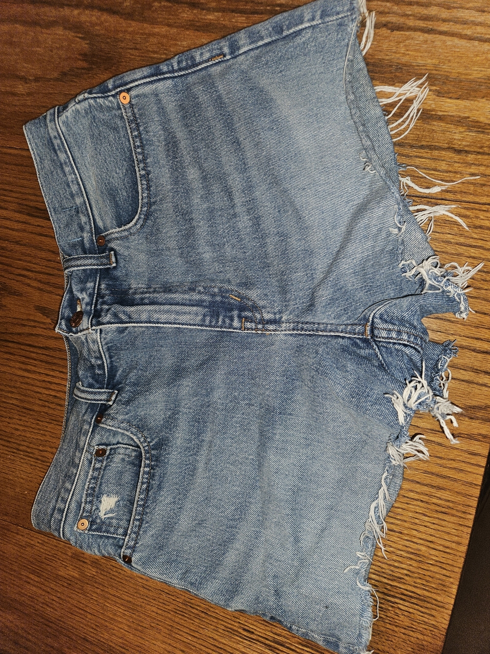 Madewell Light Blue Denim Cutoff Shorts Sz 28